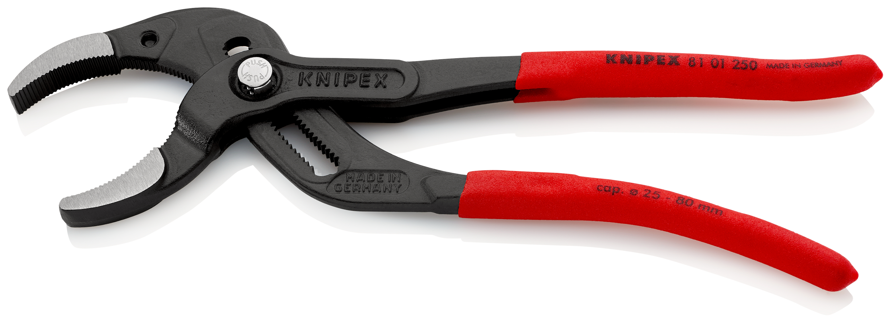KNIPEX Siphon- und Connectorenzange "SpeedGrip" mit rutschhemmendem Kunststoff überzogen schwarz atr