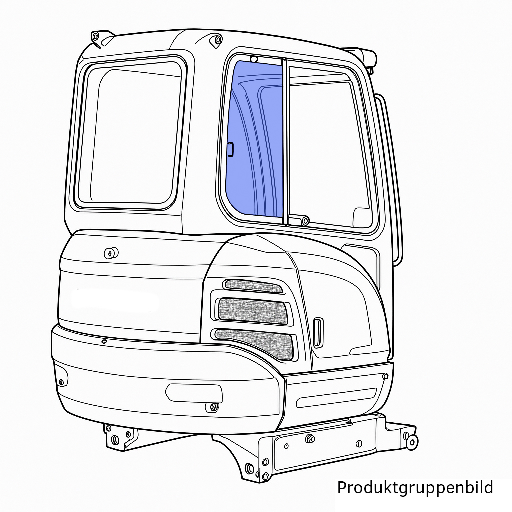 Seitenscheibe hinten für Kubota Seitenscheibe hinten für Kubota